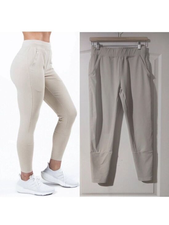 Alphalete Pants - Alphalete | Trace Joggers In String Off-white